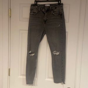 Zara jeans ripped
